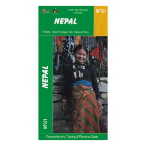 Nepal The Great Himalaya Trail (GHT) - Route Planner Map Poster (NP301)