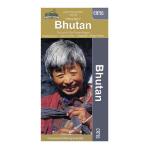 Political Map of Bhutan (CR703)