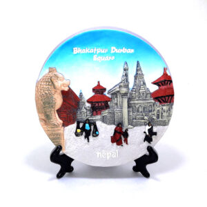 Decorative Ceramic Plate (Bhaktapur Durbar Square)